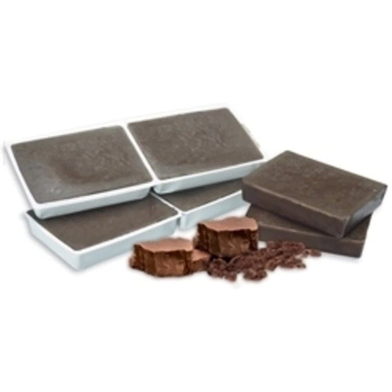 AMBER PARAFFIN 1 LB BLOCK, CHOCOLATE 6 PK - Purple Beauty Supplies