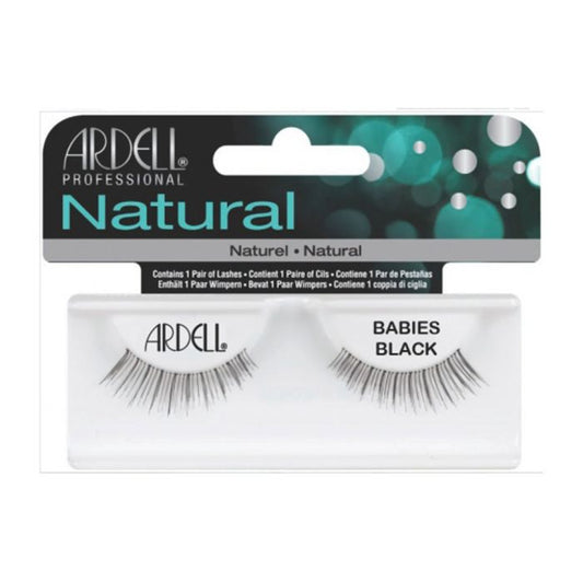 ARDELL NATURAL BABIES BLACK 6 PK - Purple Beauty Supplies