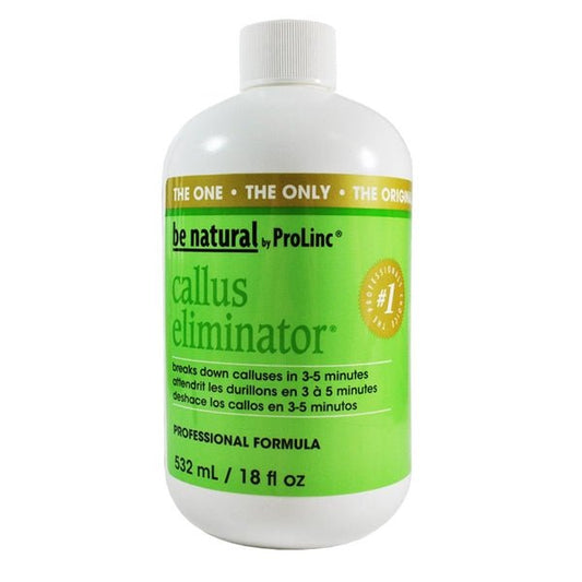 BE NATURAL CALLUS ELIMINATOR 18 OZ/532 ML - Purple Beauty Supplies