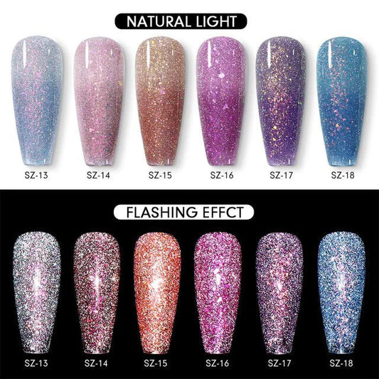 BEAUTILUX GEL POLISH REFLECTIVE DIAMOND SZ17 - Purple Beauty Supplies