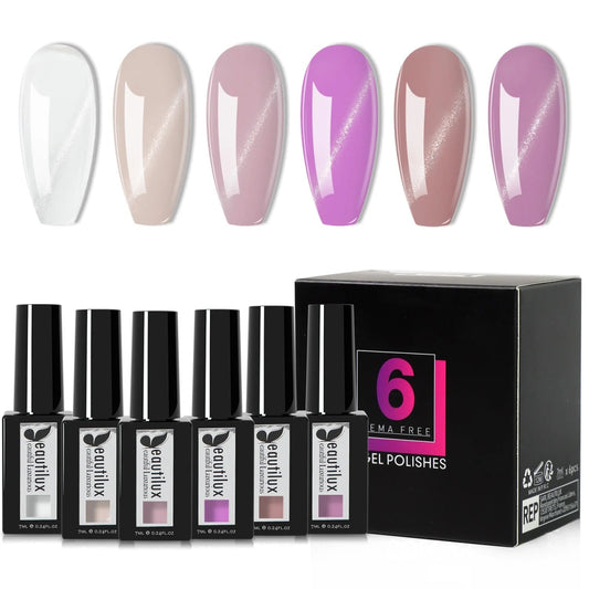 BEAUTILUX HEMA FREE MAGNETIC CAT EYE .34 OZ. #06 - Purple Beauty Supplies