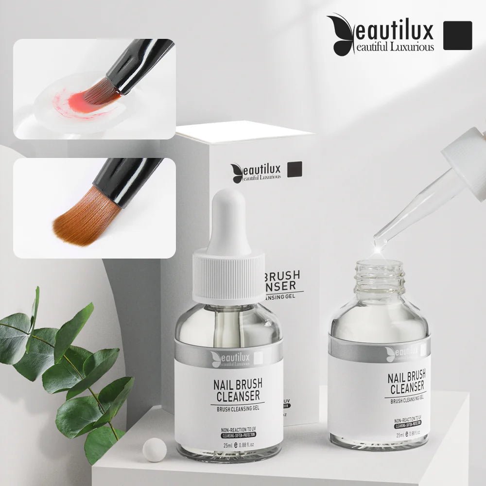 BEAUTILUX NAIL BRUSH CLEANSING GEL 25ML - Purple Beauty Supplies