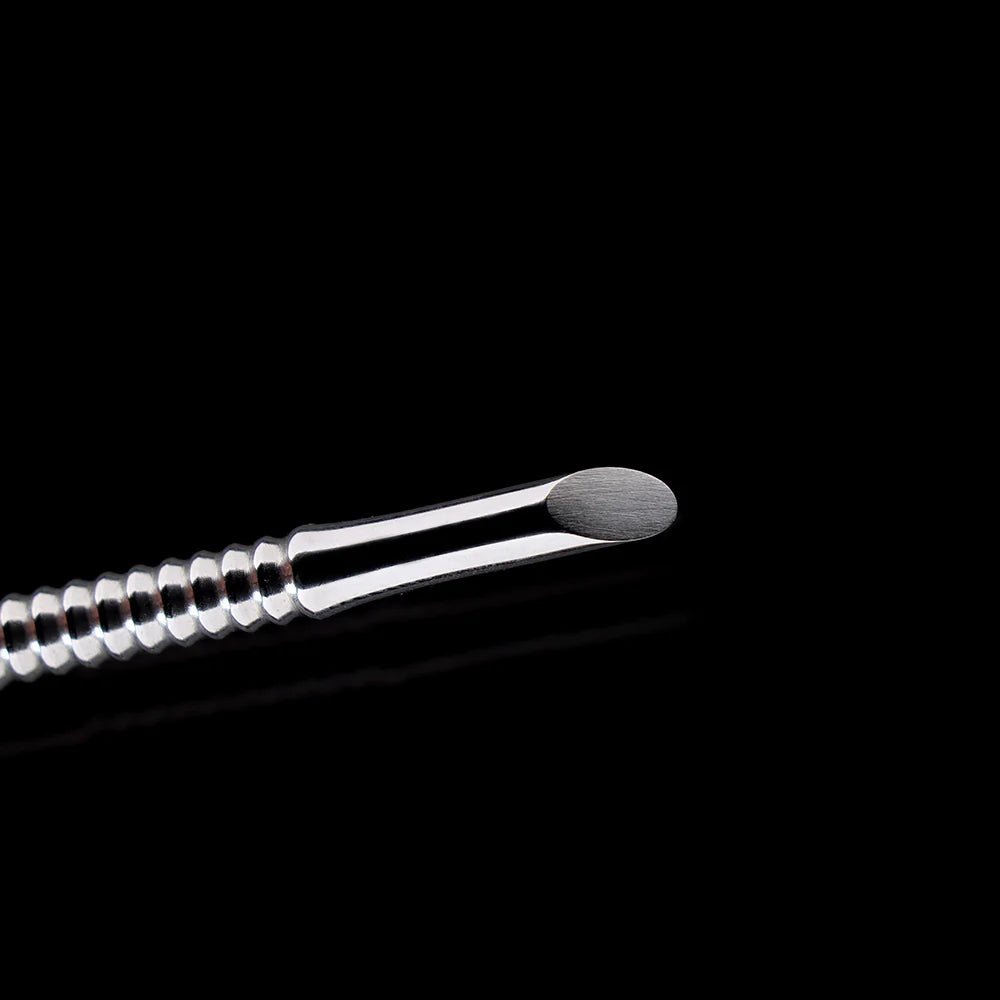 BEAUTILUX STAINLESS STEEL SPOON/ PUSHER - Purple Beauty Supplies