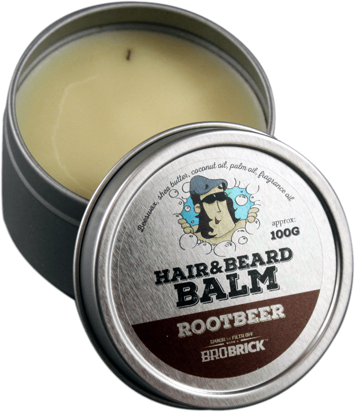 BROBRICK BEARD/HAIR BALM ROOTBEER 100 G - Purple Beauty Supplies