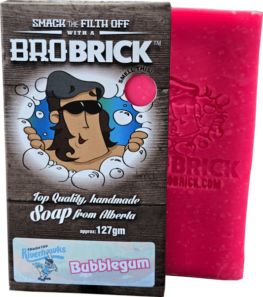 BROBRICK BUBBLEGUM SOAP 127 G - Purple Beauty Supplies