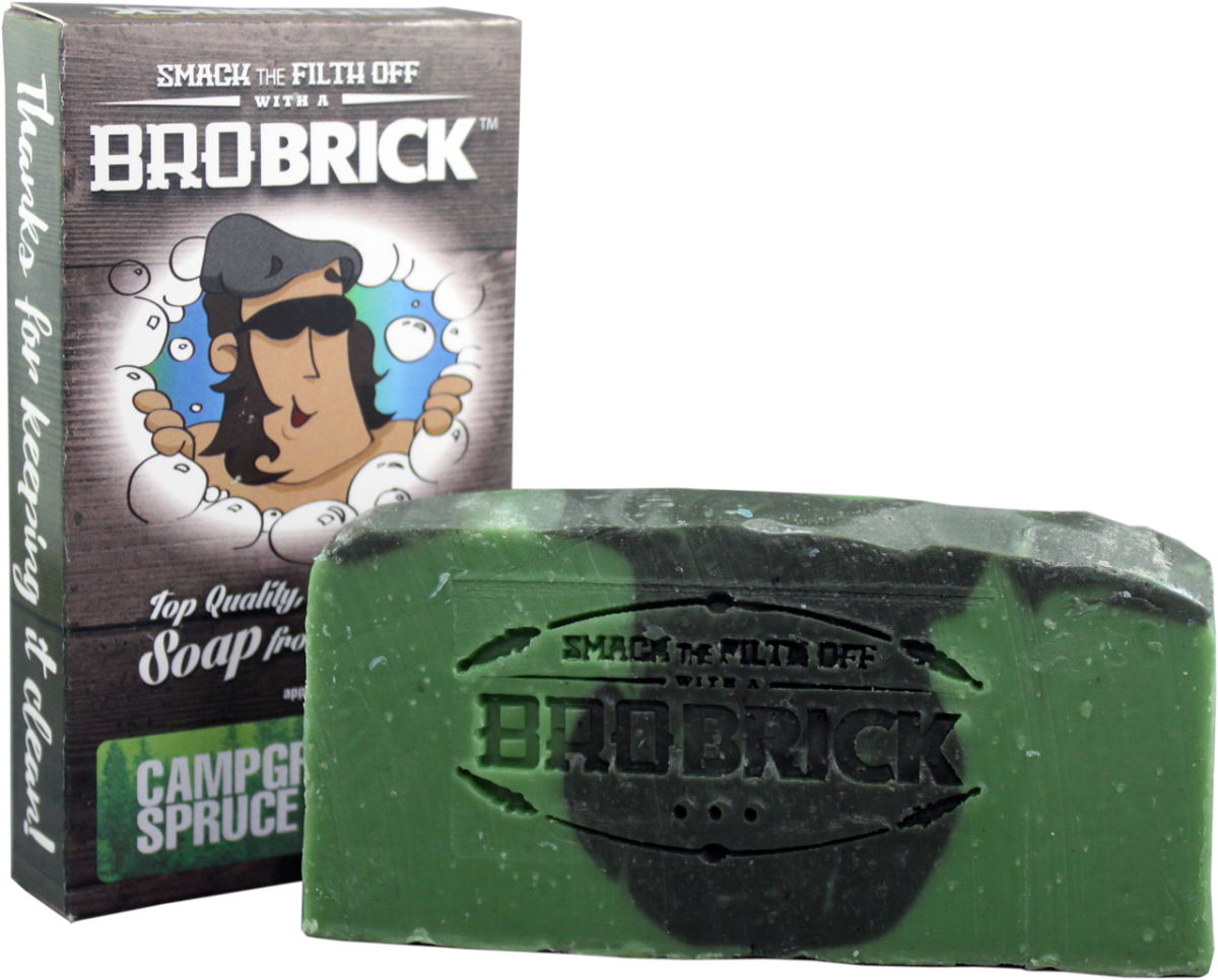 BROBRICK CAMPGROUND SPRUCE SOAP 127 G - Purple Beauty Supplies