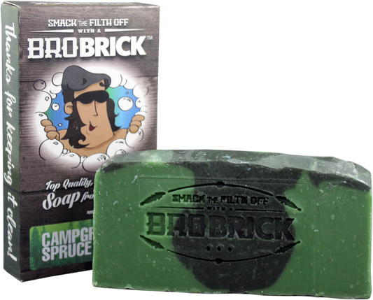 BROBRICK CAMPGROUND SPRUCE SOAP 127 G - Purple Beauty Supplies