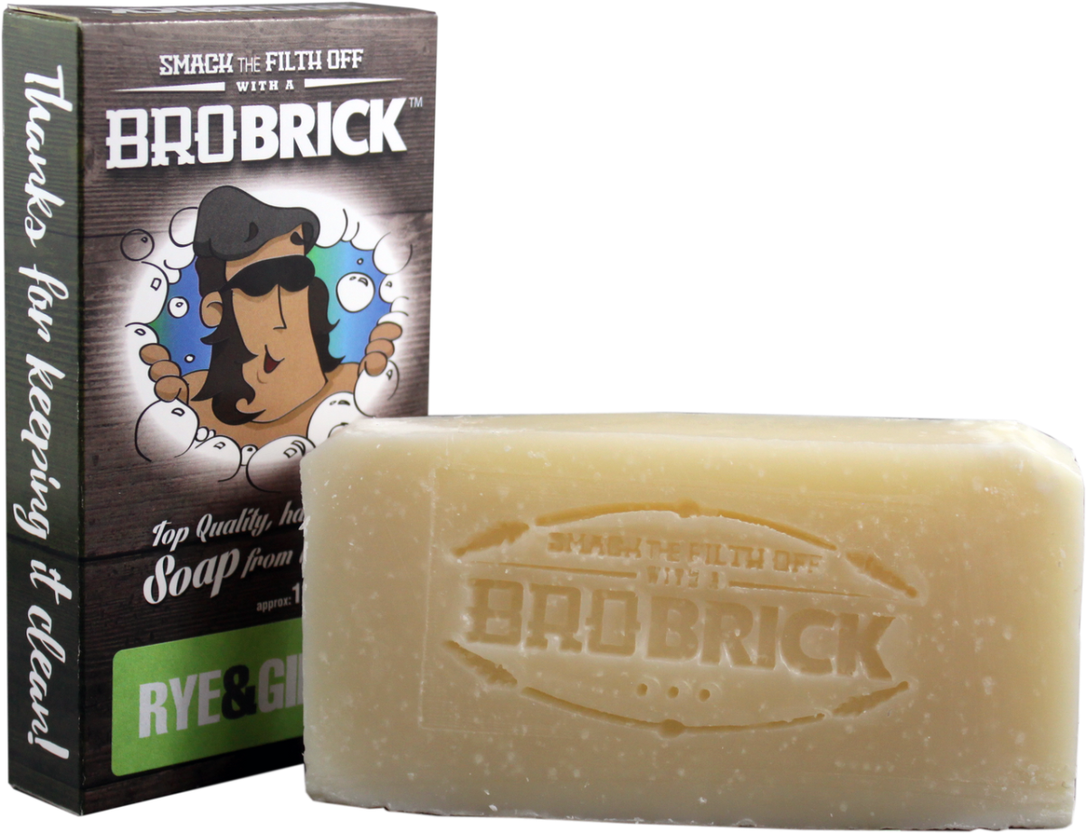 BROBRICK RYE & GINGER SOAP 127G - Purple Beauty Supplies