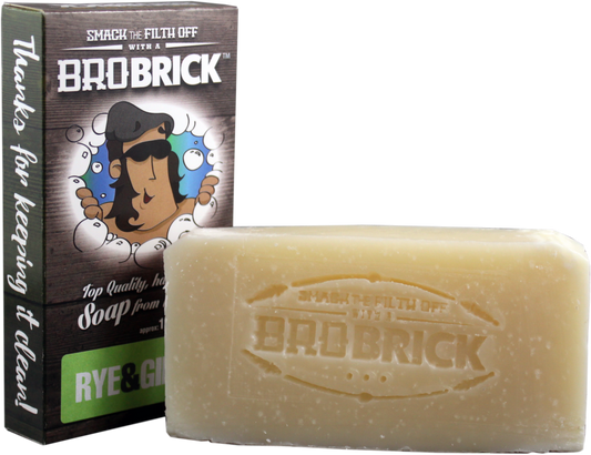 BROBRICK RYE & GINGER SOAP 127G - Purple Beauty Supplies