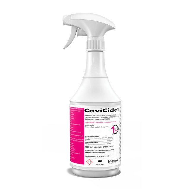 CAVICIDE 1 SURFACE CLEANER SPRAY 24 OZ/709 ML - Purple Beauty Supplies