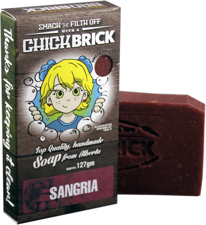 CHICKBRICK SANGRIA 95 G - Purple Beauty Supplies