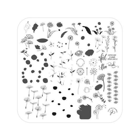 CLEAR JELLY PLATE FEEL FREE - Purple Beauty Supplies