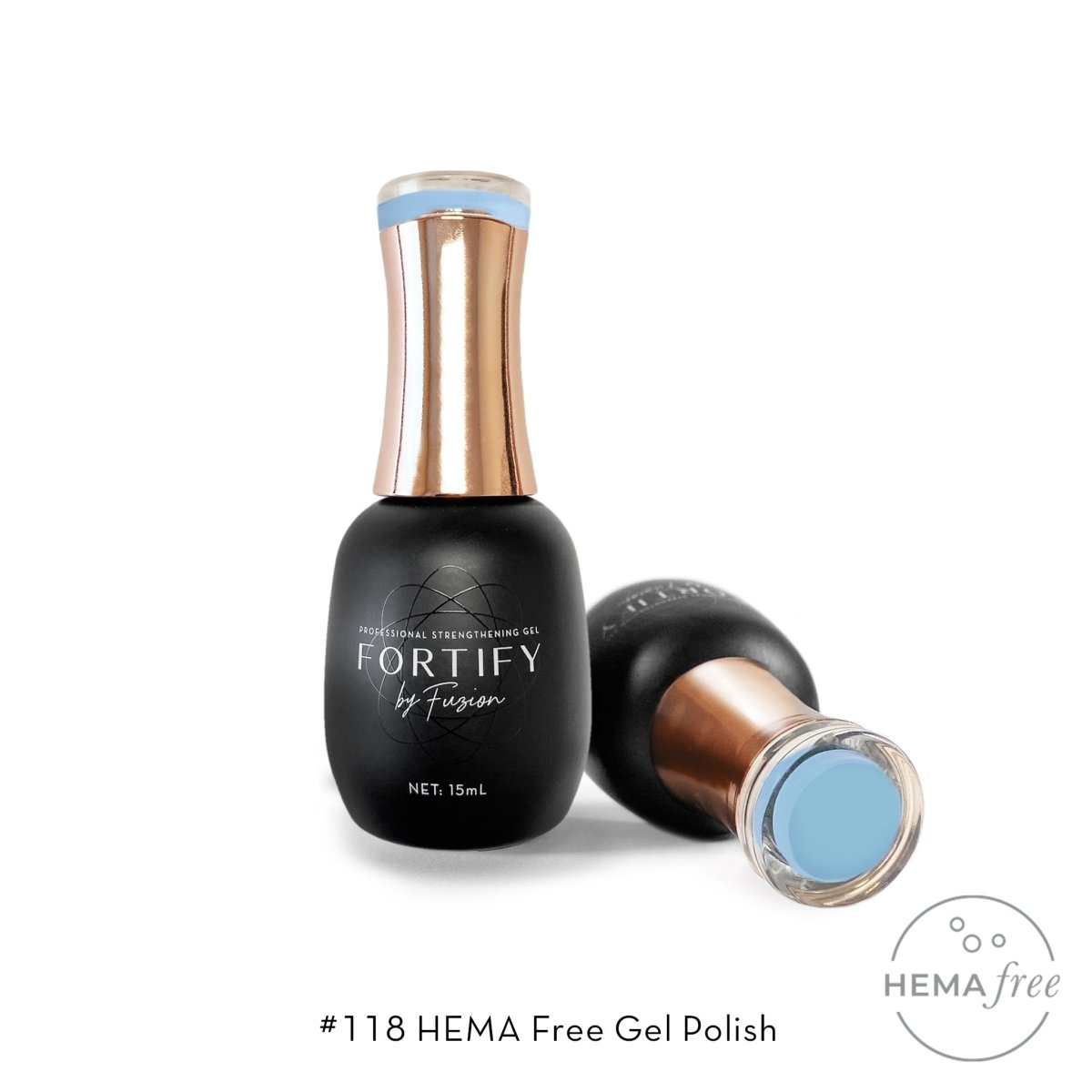 FUZION FORTIFY HEMA FREE GEL POLISH 118 15 ML - Purple Beauty Supplies