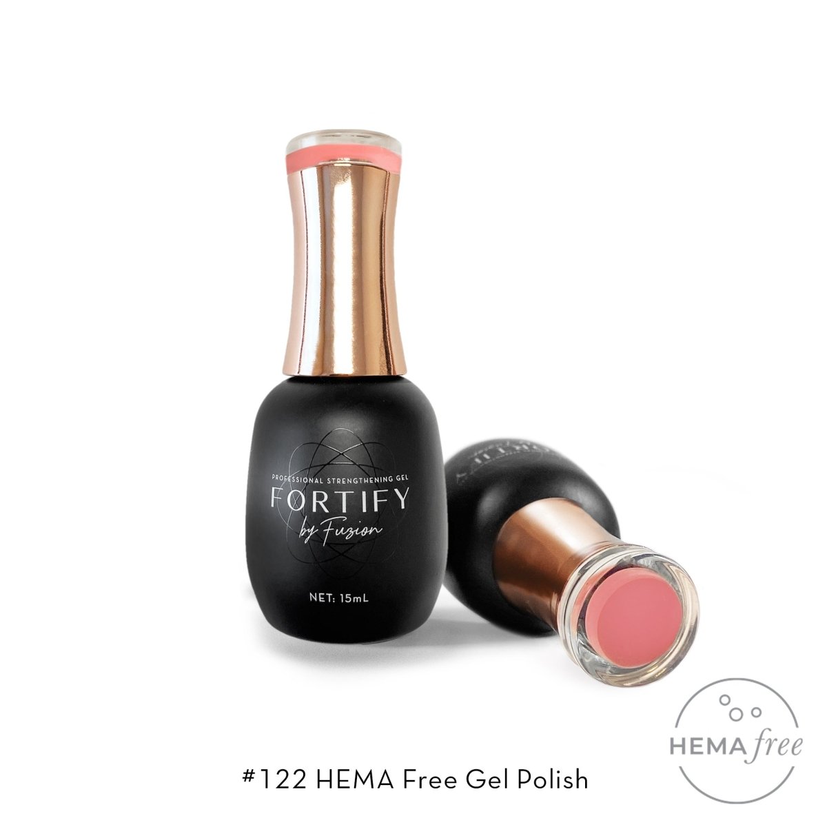 FUZION FORTIFY HEMA FREE GEL POLISH 122 15 ML - Purple Beauty Supplies