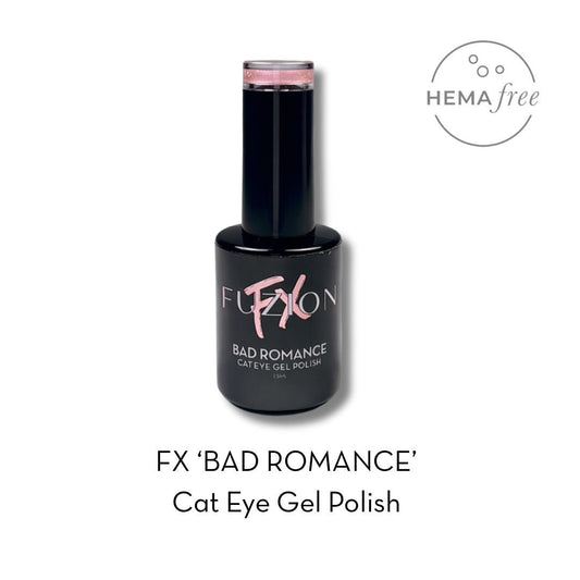 FUZION FX CAT EYE BAD ROMANCE HEMA FREE GEL POLISH 15 ML - Purple Beauty Supplies