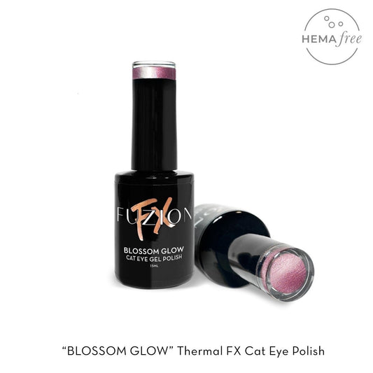 FUZION FX CAT EYE BLOSSOM GLOW HEMA FREE GEL POLISH 15 ML - Purple Beauty Supplies