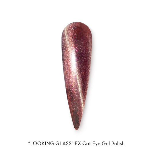 FUZION FX CAT EYE LOOKING GLASS HEMA FREE GEL POLISH 15 ML - Purple Beauty Supplies
