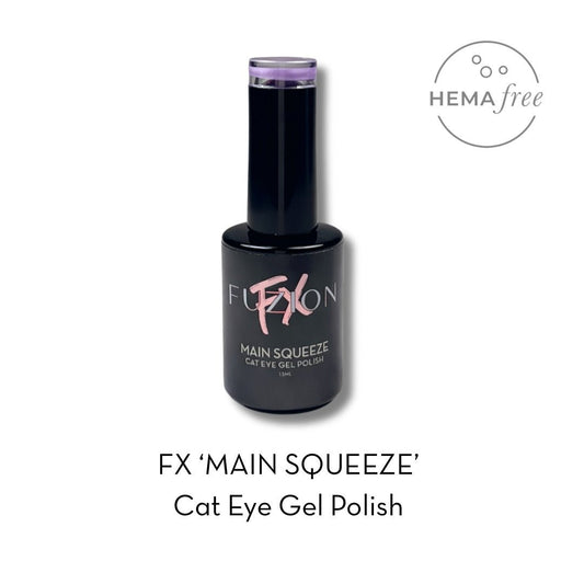 FUZION FX CAT EYE MAIN SQUEEZE HEMA FREE GEL POLISH 15 ML - Purple Beauty Supplies