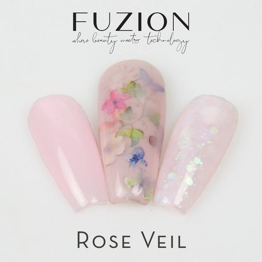 FUZION FX ROSE VEIL TACK FREE TOP COAT 15 ML - Purple Beauty Supplies