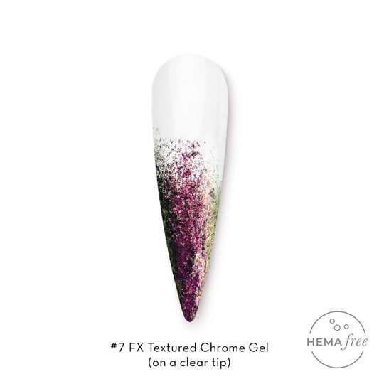 FUZION FX TEXTURED CHROME #7 GEL 5 G - Purple Beauty Supplies