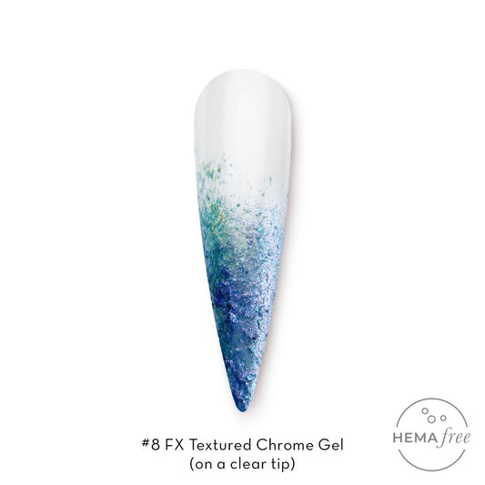 FUZION FX TEXTURED CHROME #8 GEL 5 G - Purple Beauty Supplies