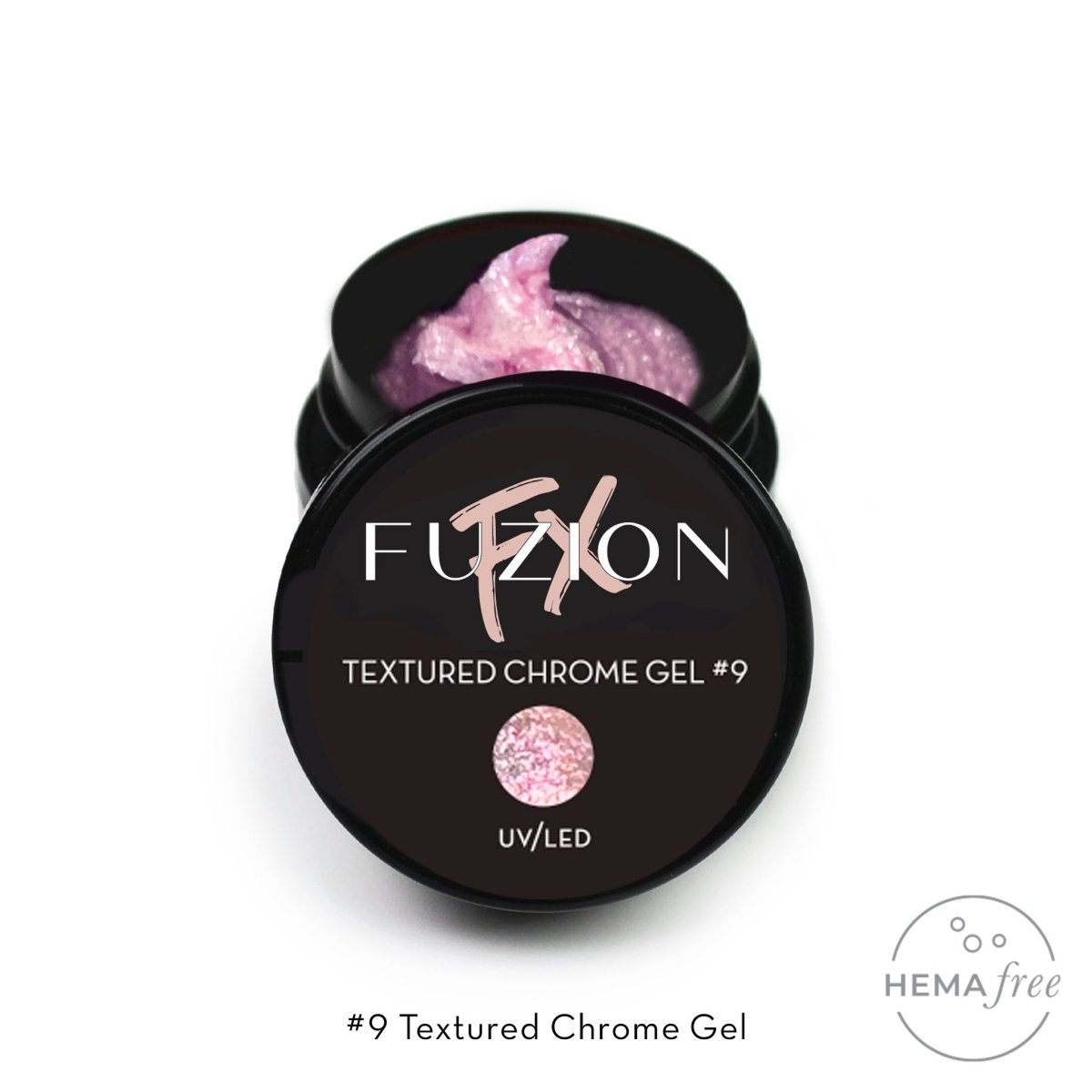 FUZION FX TEXTURED CHROME #9 GEL 5 G - Purple Beauty Supplies