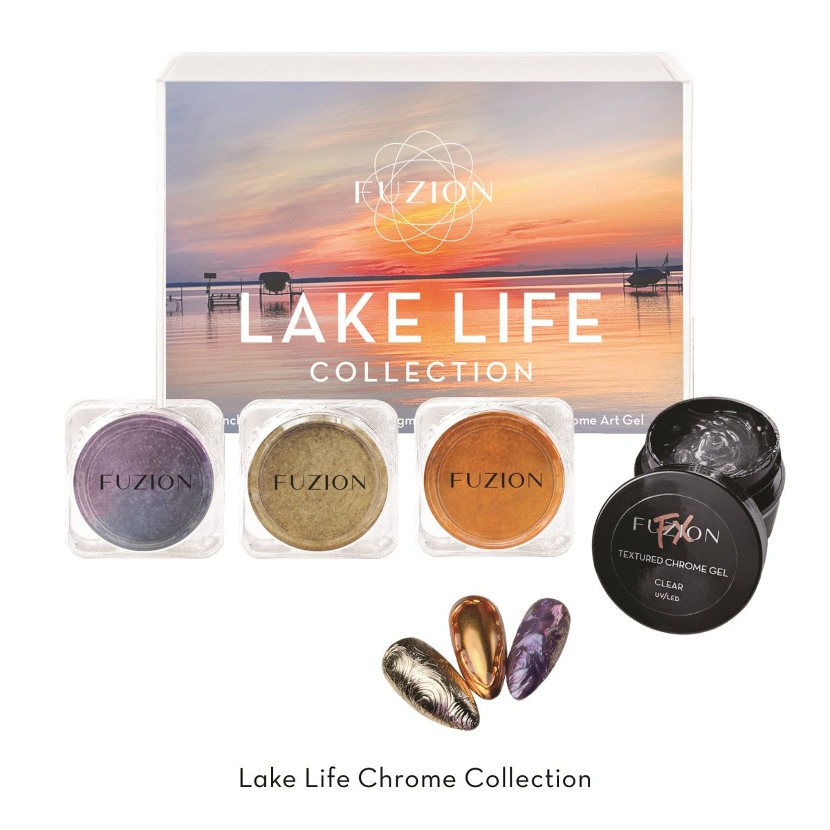 FUZION SUMMER LAKE LIFE COLLECTION 4 PK - Purple Beauty Supplies