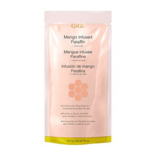 GIGI MANGO INFUSED PARAFFIN 16 OZ/453 G - Purple Beauty Supplies