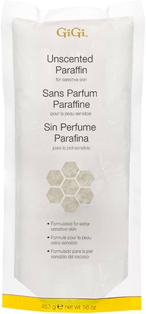 GIGI UNSCENTED PARAFFIN 16 OZ/453 G - Purple Beauty Supplies