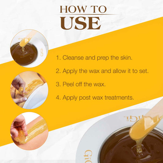 GIGI WAX BRAZILIAN BODY HARD 14 OZ/396 GM - Purple Beauty Supplies