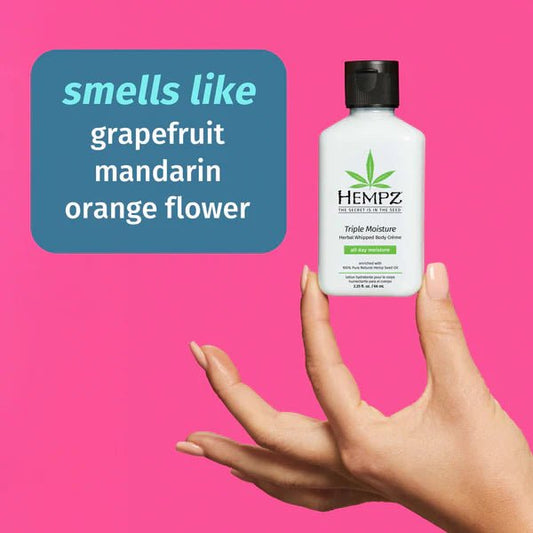 HEMPZ MOISTURIZER TRIPLE WHIPPED 2.25 OZ/66 ML - Purple Beauty Supplies