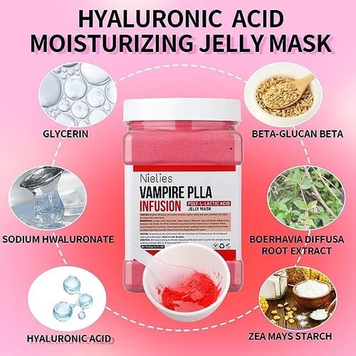 HYDROJELLY MASK VAMPIRE PLLA INFUSION - 650 GM / 23 OZ. - Purple Beauty Supplies