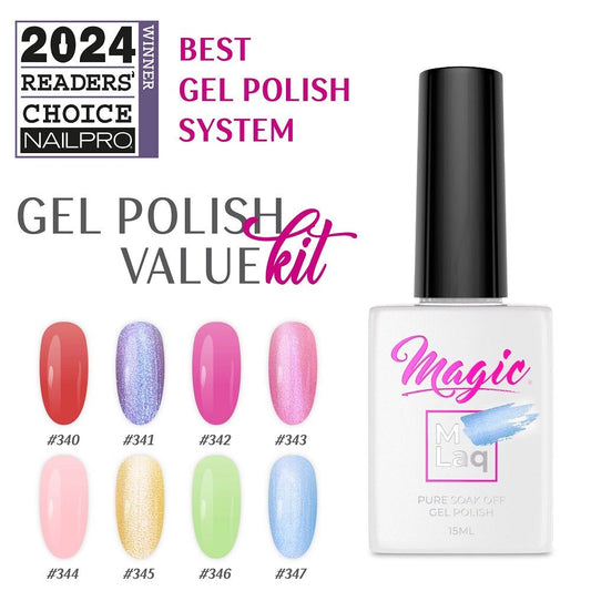 MAGIC GEL MLaq AMETHYST GLOW #341 - Purple Beauty Supplies
