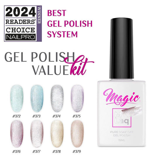 MAGIC GEL MLaq LILAC CAT EYE 375 - Purple Beauty Supplies