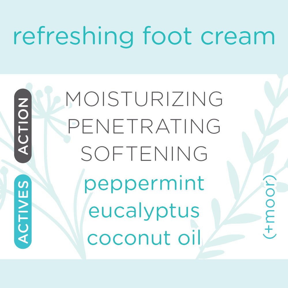 MOOR SPA REFRESHING FOOT CREAM 80 ML - Purple Beauty Supplies