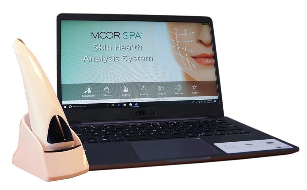 MOOR SPA SKIN HEALTH ANALYSIS SYSTEM W/ LAPTOP - Purple Beauty Supplies