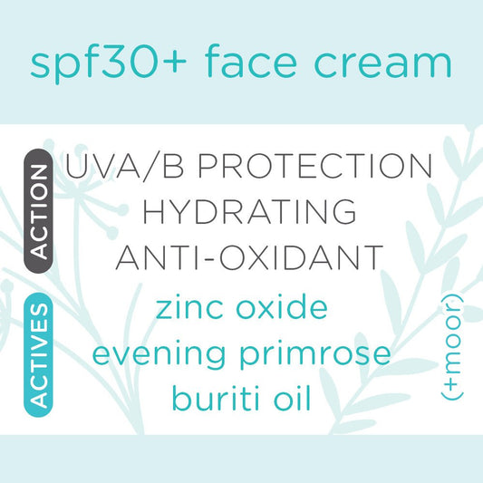 MOOR SPA SUNSCREEN FACE CREAM SPF30 80 ML - Purple Beauty Supplies