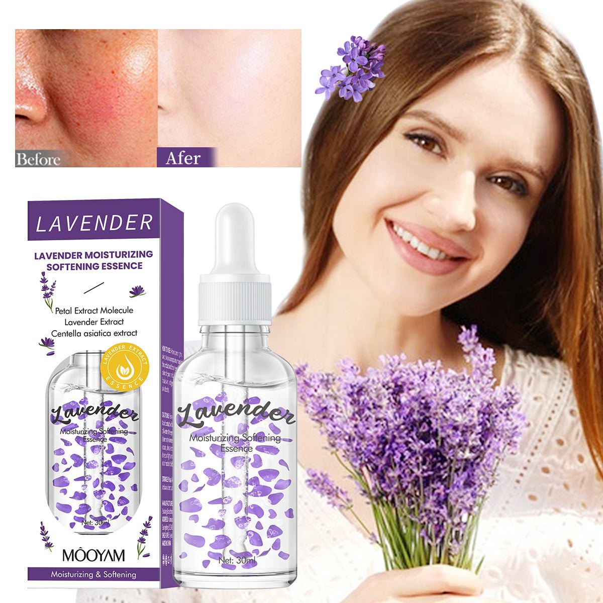 MOOYAM MOISTURIZING ESSENCE | LAVENDER 30ML - Purple Beauty Supplies