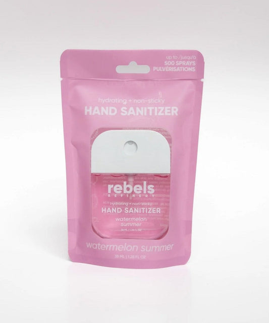 REBELS REFINERY POCKET SANITIZER - WATERMELON SUMMER - Purple Beauty Supplies