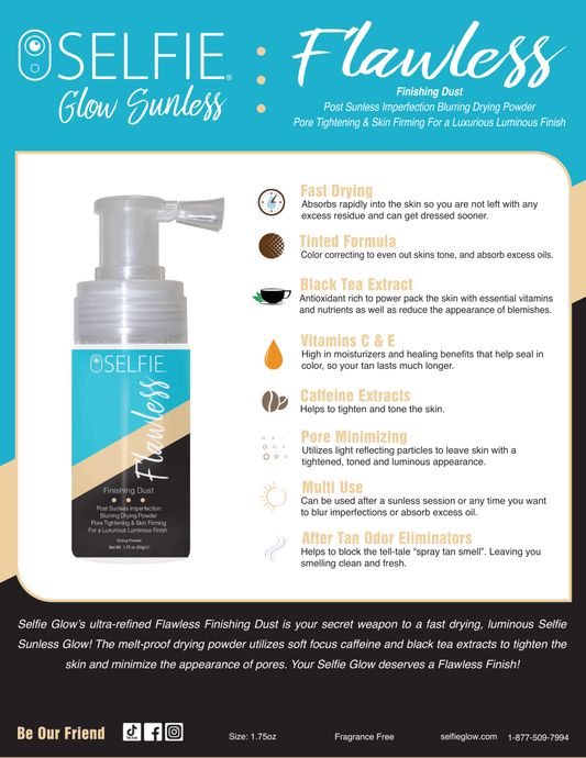 SELFIE FLAWLESS FINISHING DUST 1.75 OZ - Purple Beauty Supplies