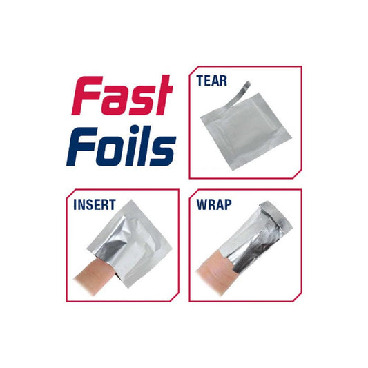 AMERICANAILS FAST FOILS 100 CT - Purple Beauty Supplies