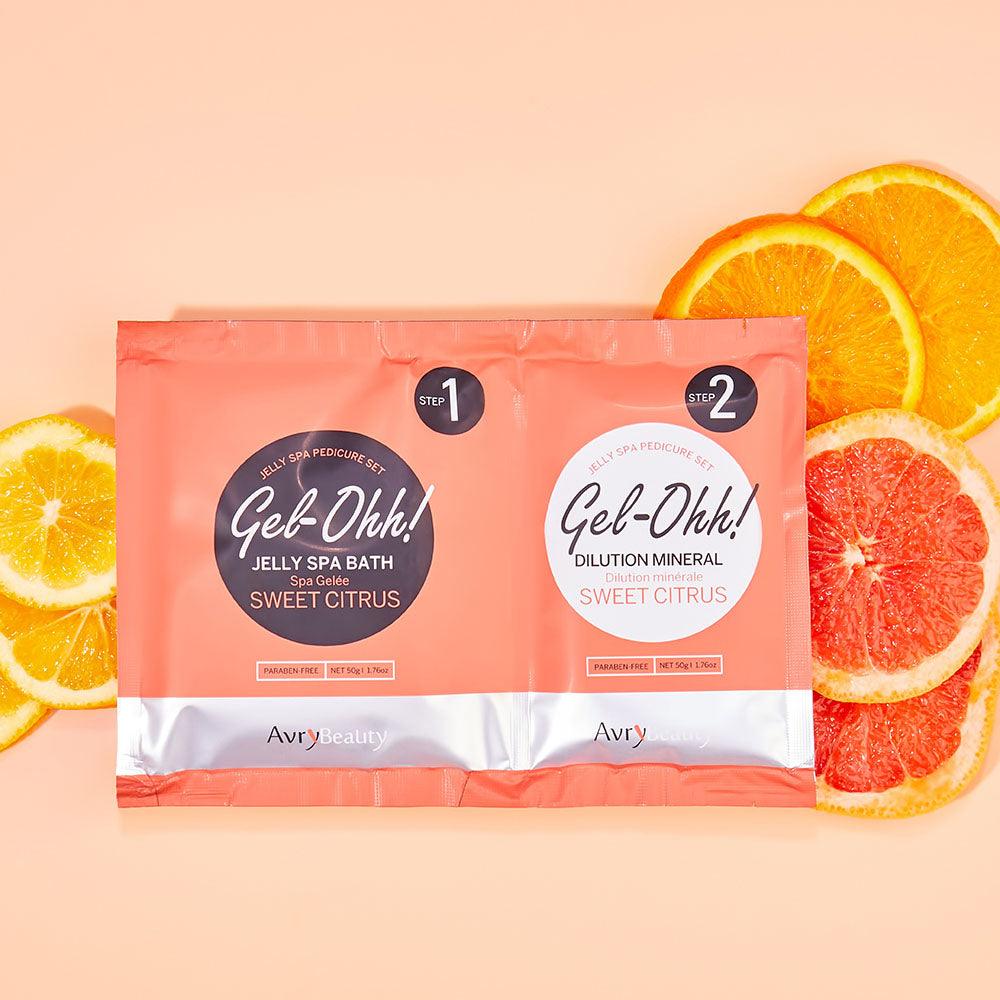 AVRY BEAUTY GELOHH JELLY SPA PEDI BATH CITRUS Purple Beauty Supplies