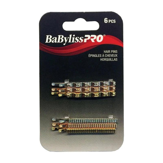 BABYLISS PRO HAIR PINS 6PC - Purple Beauty Supplies