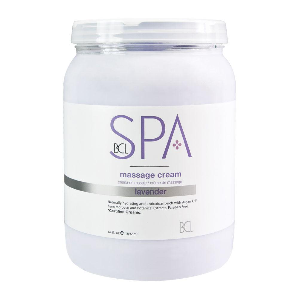 BCL SPA LAVENDER + MINT MASSAGE CREAM 64 OZ/1892 ML - Purple Beauty Supplies