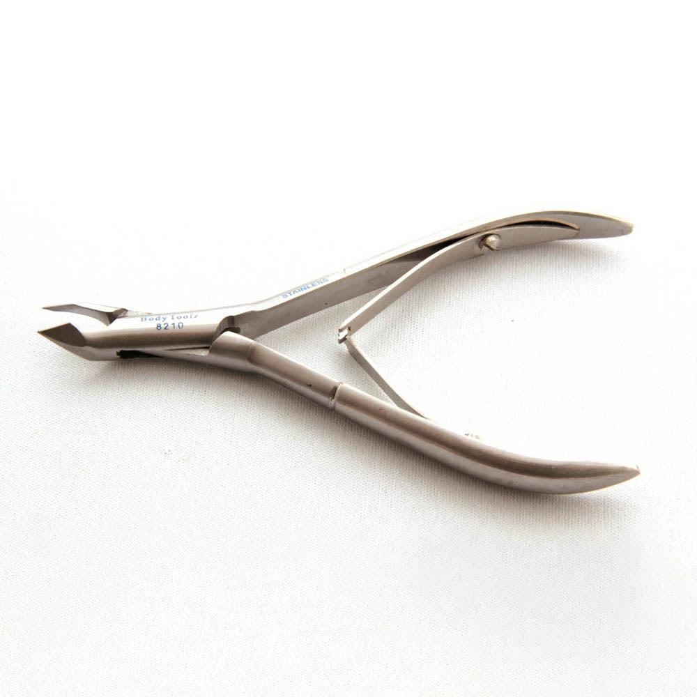 BODY TOOLZ CUTICLE NIPPER ROUNDED BOX JOINT 1/2 JAW - Purple Beauty Supplies