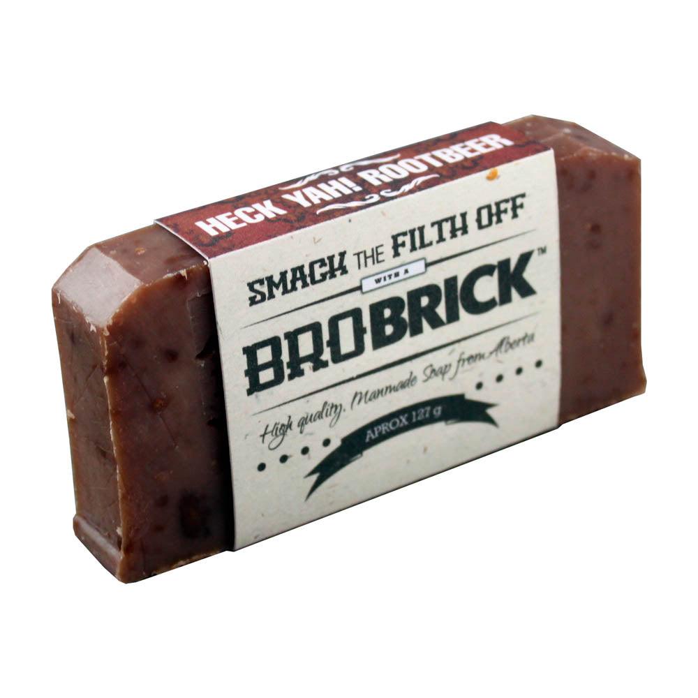 BROBRICK HECK YA! ROOTBEER SOAP 127 G - Purple Beauty Supplies