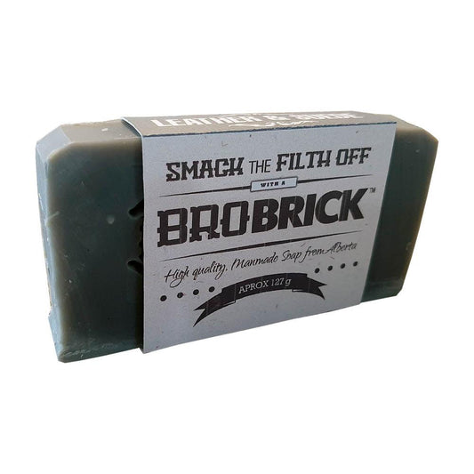 BROBRICK LEATHER & SUEDE SOAP 127 G - Purple Beauty Supplies