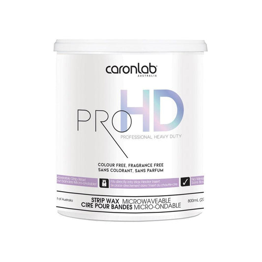 CARONLAB PRO HD STRIP WAX FRAGRANCE FREE - MICROWAVEABLE 800 ML - Purple Beauty Supplies