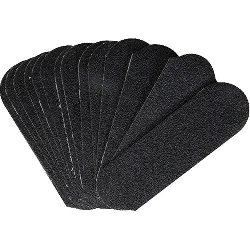 CUCCIO PEDICURE FOOT FILE REFILL PADS BLACK 80 GRIT 50 PK - Purple Beauty Supplies