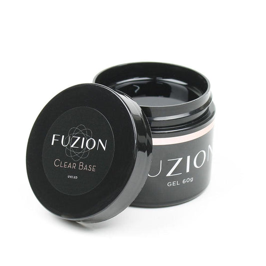 FUZION GEL CLEAR BASE UV/LED 60 G NEW PACKAGING! - Purple Beauty Supplies